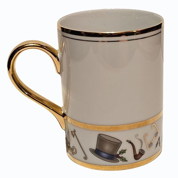 Rare Dickens Department 56 Christmas Mug Made in Japan - Picture 4 of 13